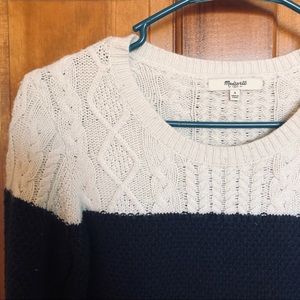 Madewell colorblock sweater